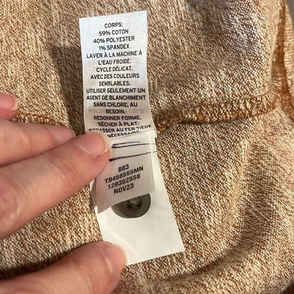 Treasure & Bond mens‎ henley Sz 2XL brown marl super soft long sleeve NWT - Picture 8 of 8